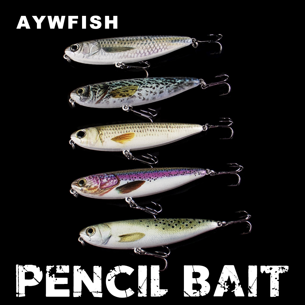 Fishing Lure Swimbait - AYWFISH 9CM 11.8G crayon flottant leurre