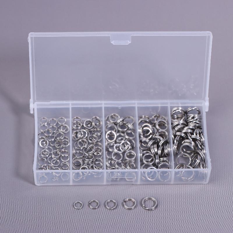 Fishing Lure Kit - Kit de 200 anneaux brisés en