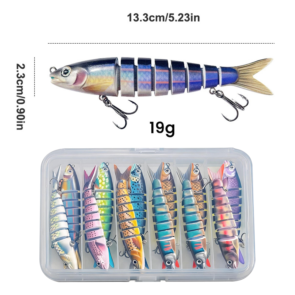 10 leurres de pêche multi-arti - Fishing Lure Swimbait avis et prix