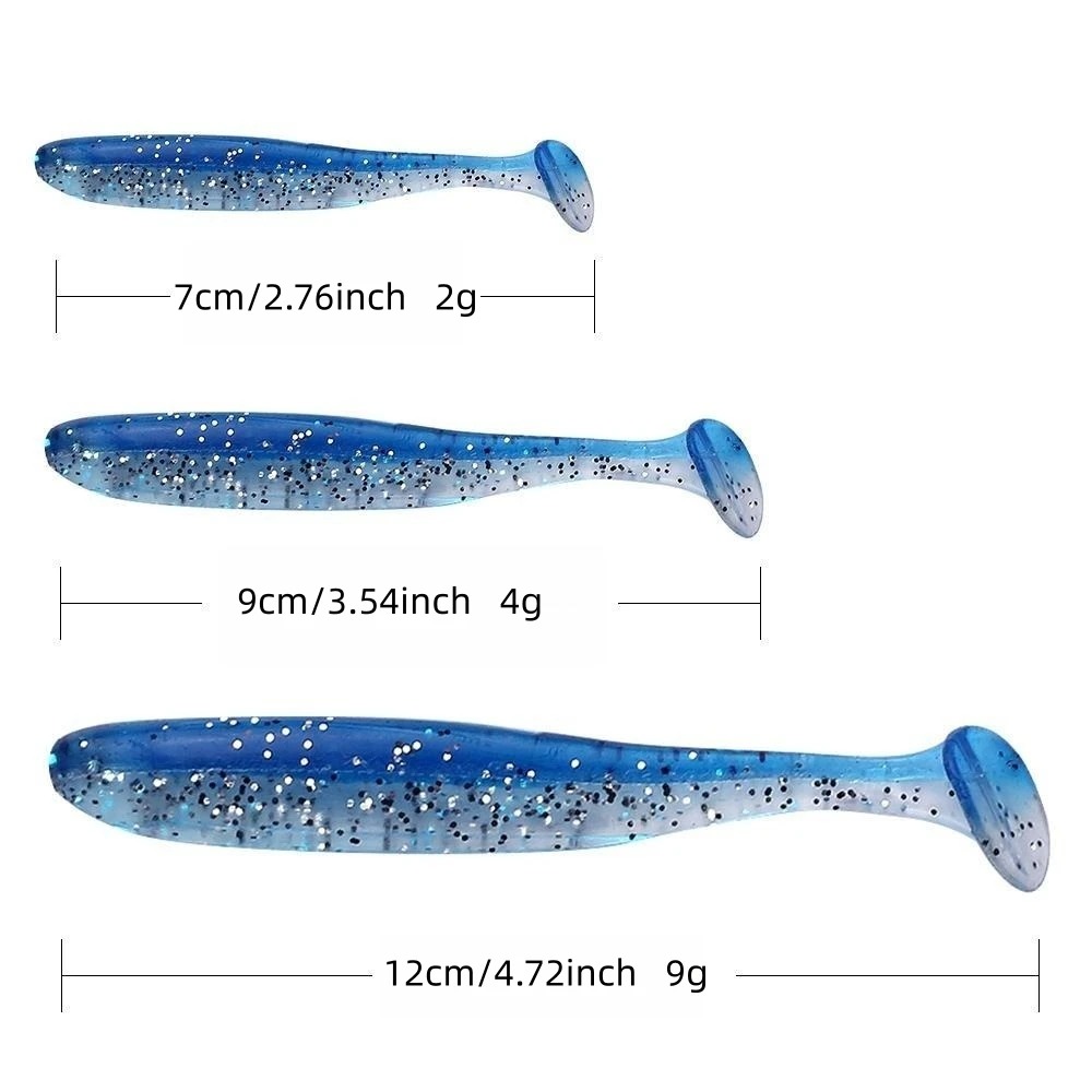 Lot de 10 leurres souples de 7 - Fishing Lure Soft Plastic avis et prix